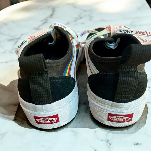 Vans Sentry Old Skool Pride Sneakers with Rainbow Accents - Picture 4 of 5